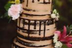 Naked drip cake