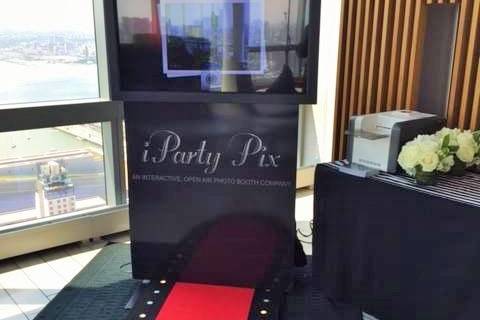 Sample photo booth setup