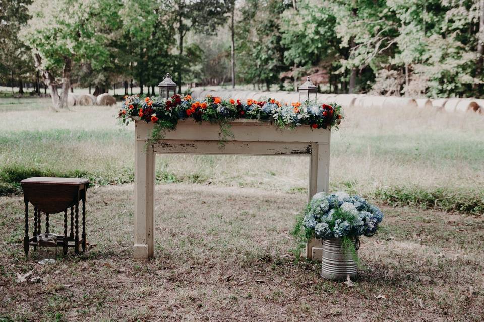 Ceremony mantel