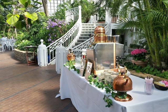 Latte and tea catering