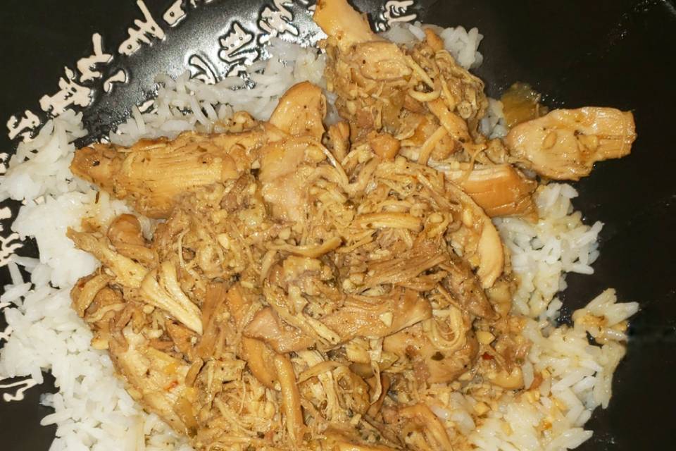 Flavorsome adobo over rice