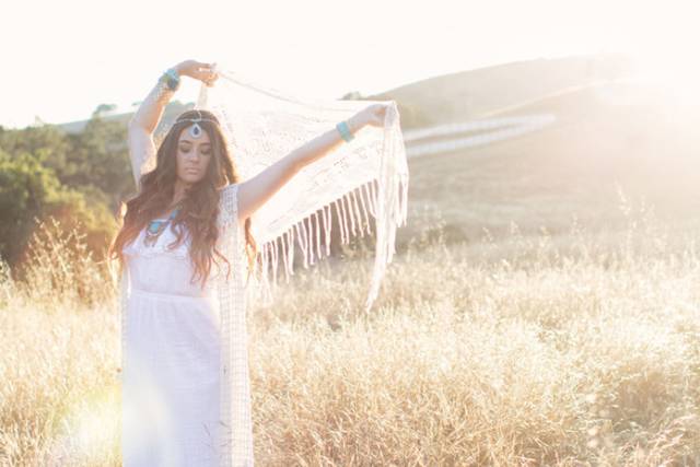 In the fields