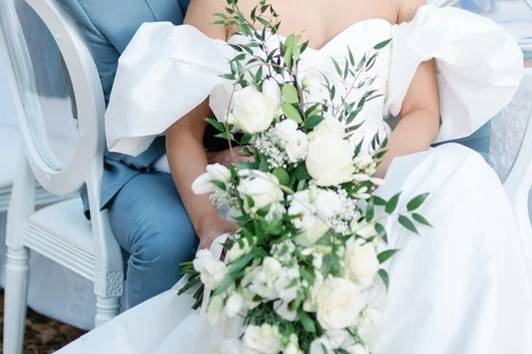 Classic French Blue Estate Wed