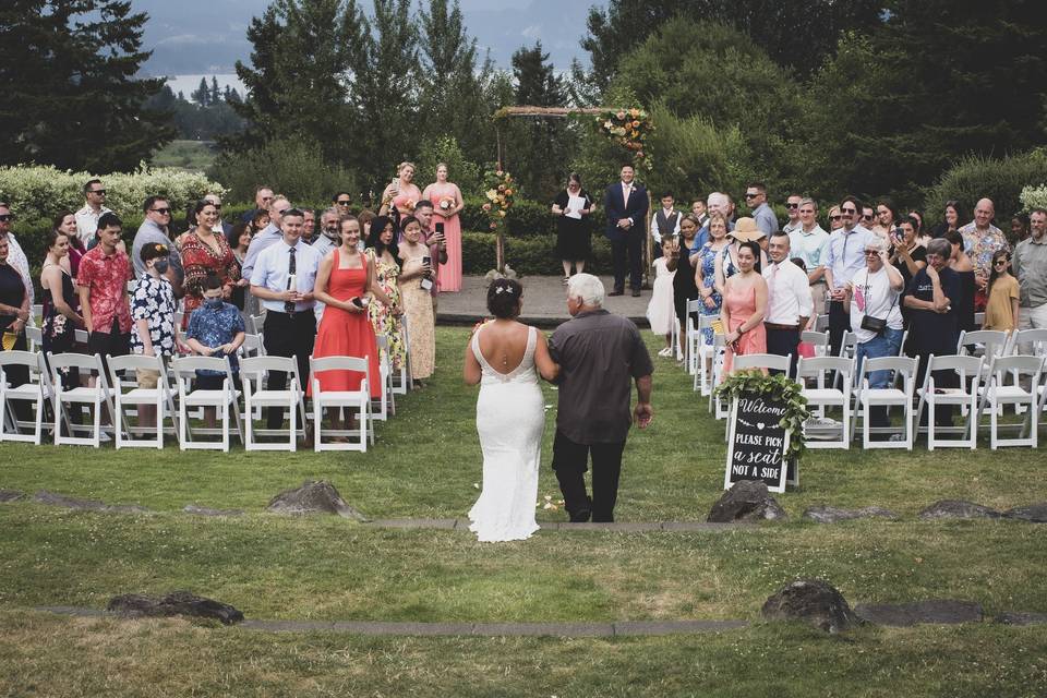 Columbia Gorge wedding