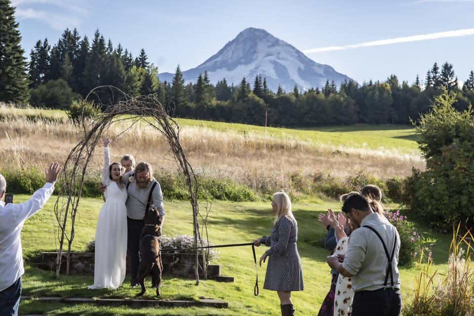 Wedding at the mountain