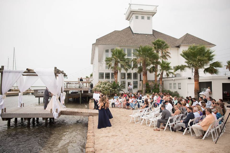 Mansion By The Sea Wedding