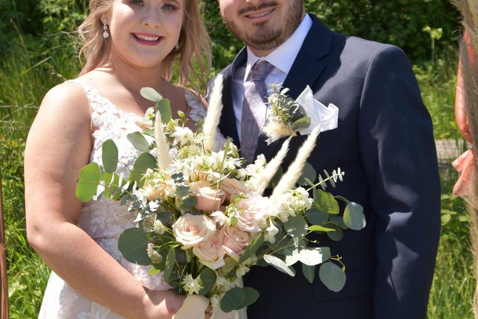 Bride and Groom together