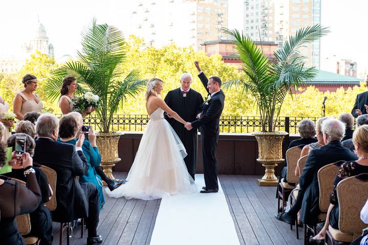 Large Wedding Party Photo