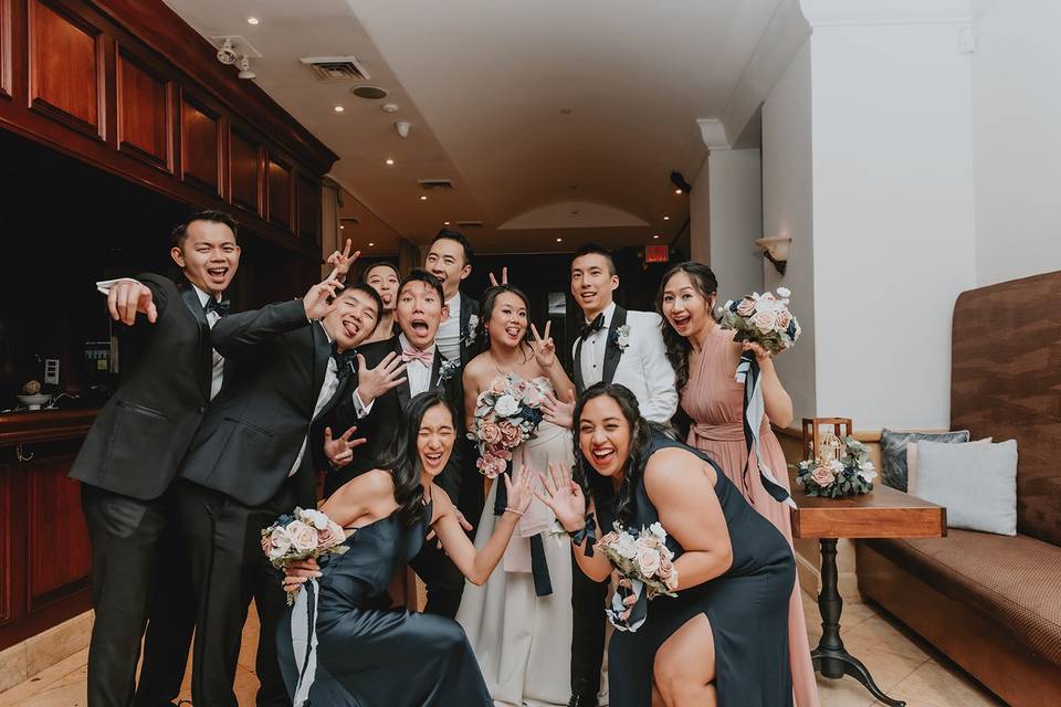 Lobby Bar Bridal Party