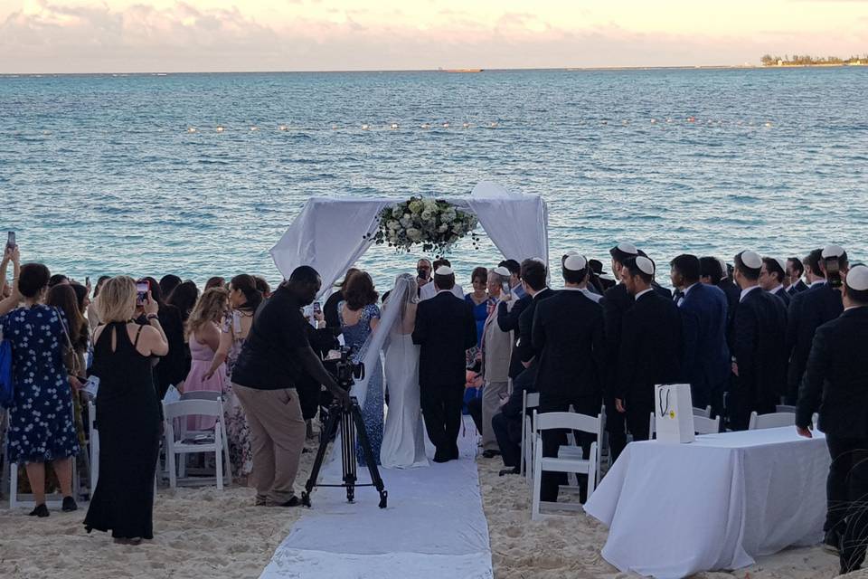 JEWISH Beach wedding