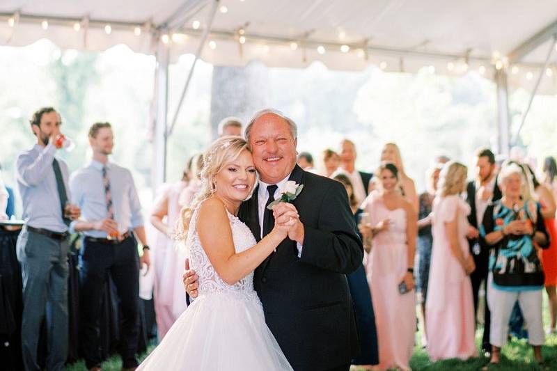 Rocky River Tented Reception
