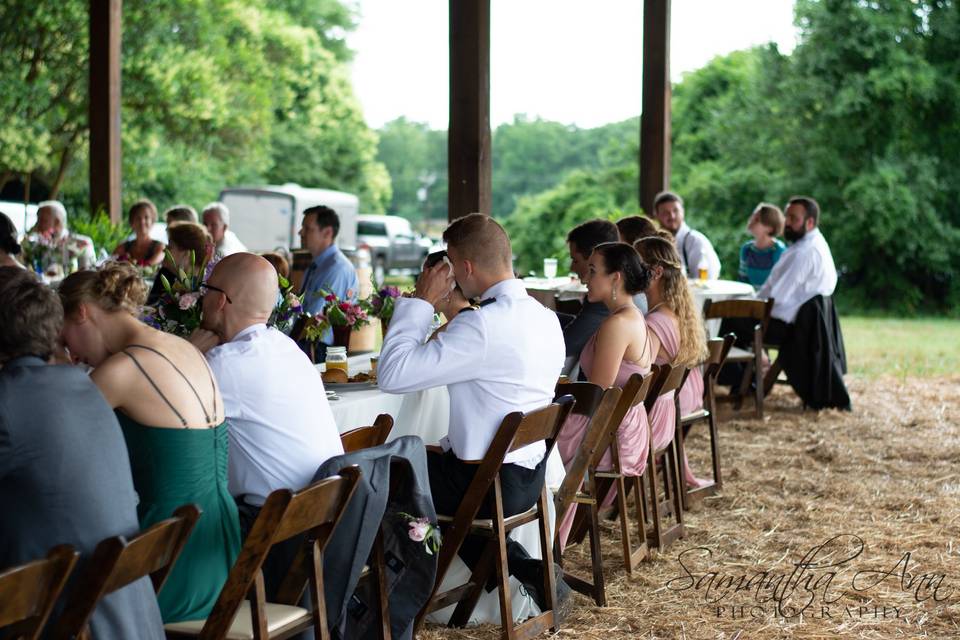 Rocky River Barn Reception