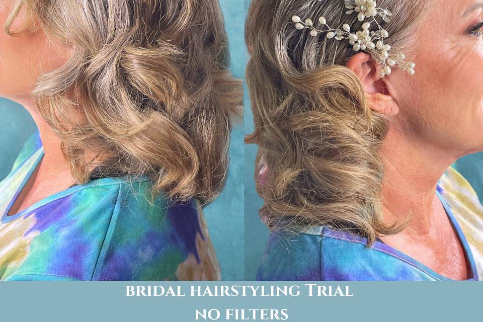 Bridal Makeup & hair trial