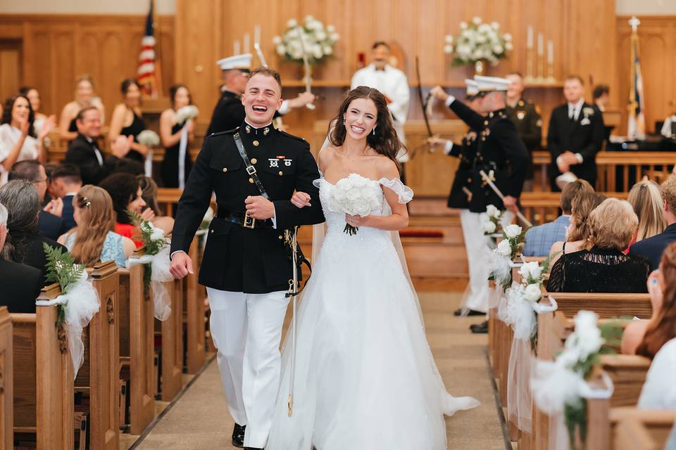 Ceremony exit