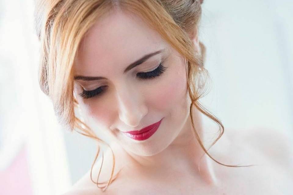 Bridal hair updo