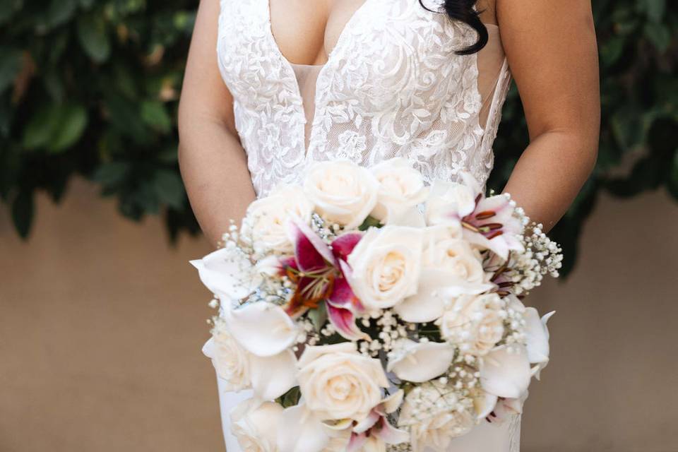 Winové Phoenix Bridal hair and