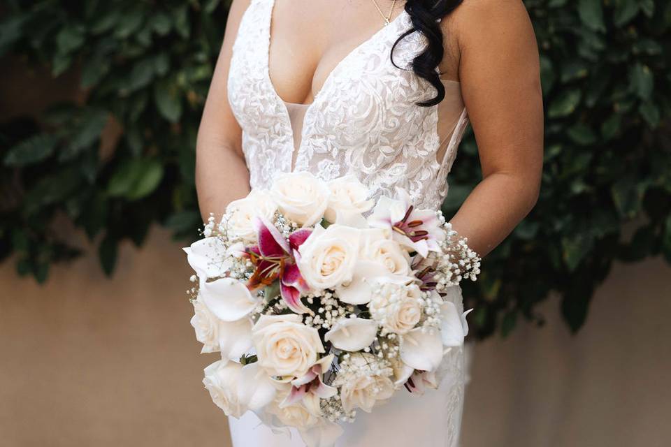 Winové Phoenix Bridal hair and