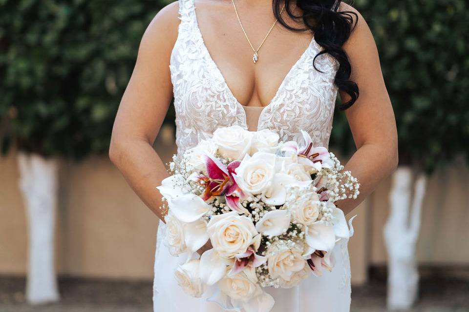 Winové Phoenix Bridal hair and