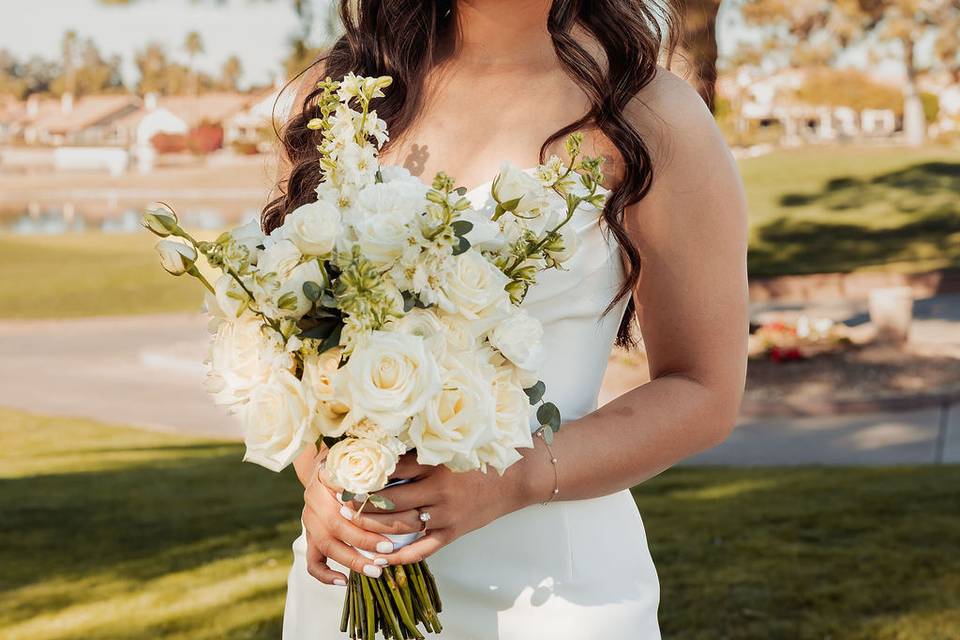Winové Phoenix Bridal hair and