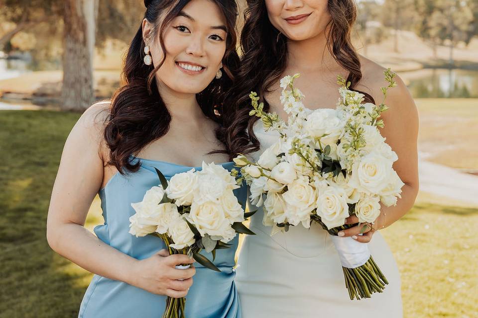 Winové Phoenix Bridal hair and