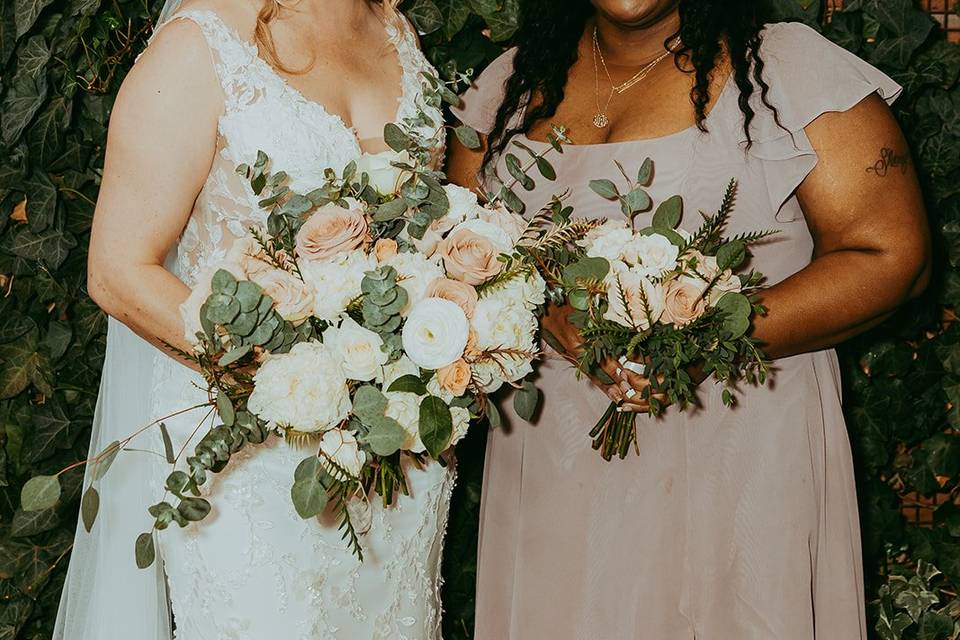 Winové Phoenix Bridal hair and