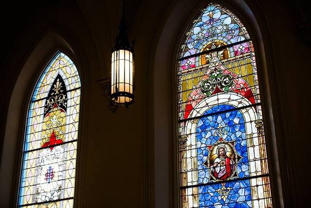 Stained glass windows