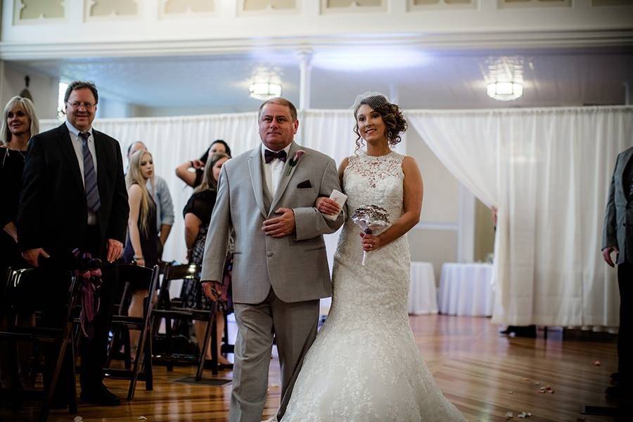 Walking down the aisle