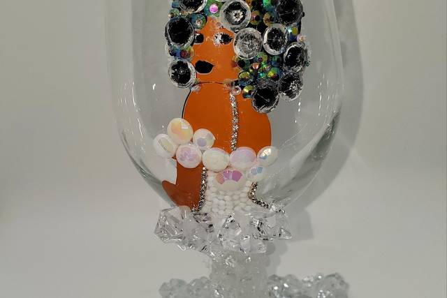 I See You Looking - Wine Glass