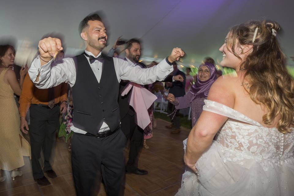 Open dance floor