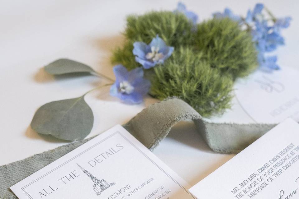 Invitation Flat lay