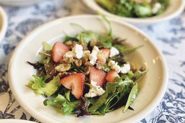 Strawberry Goat Cheese Salad