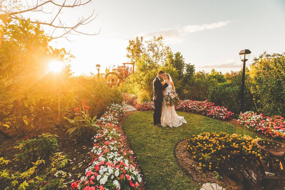 Sunset Garden Portrait