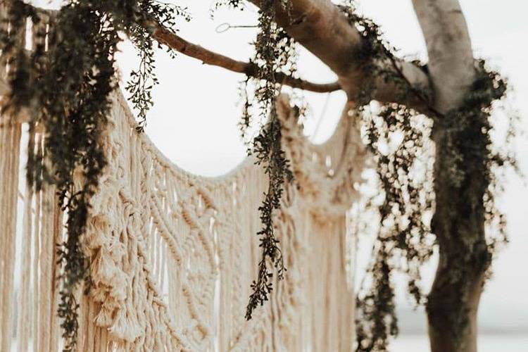 Boho Macrame Backdrop