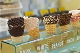 Ice Cream, Full service Sundae Bar, Marble Slab Creamery