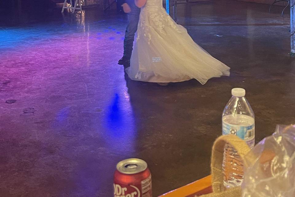 Their first dance!