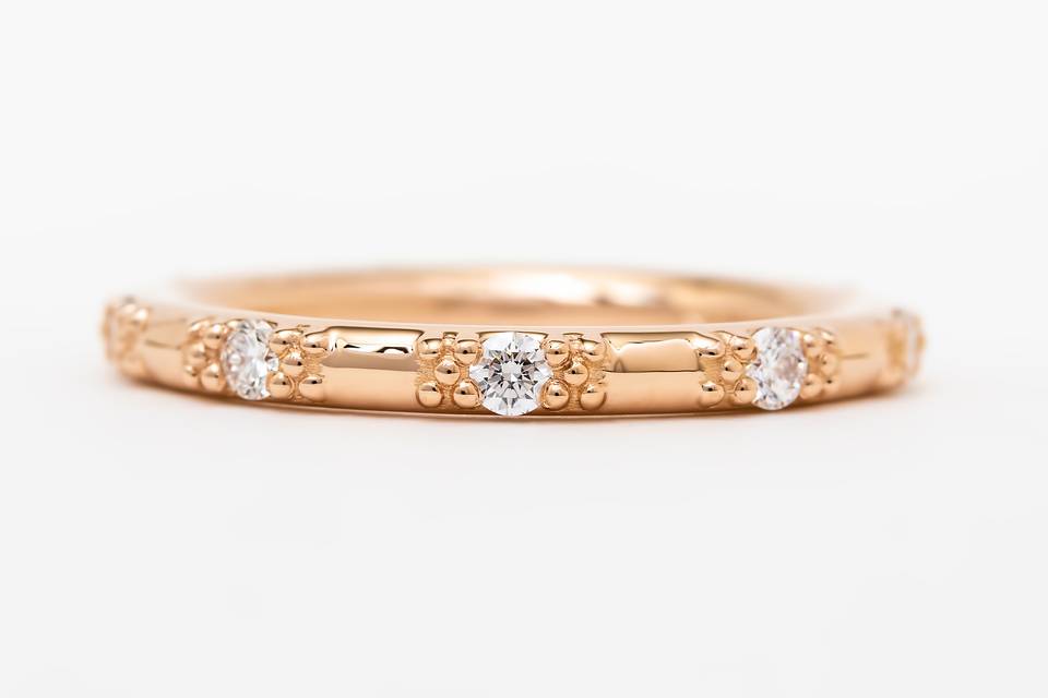 18k rose gold & diamonds