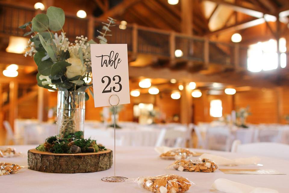 Table Numbers