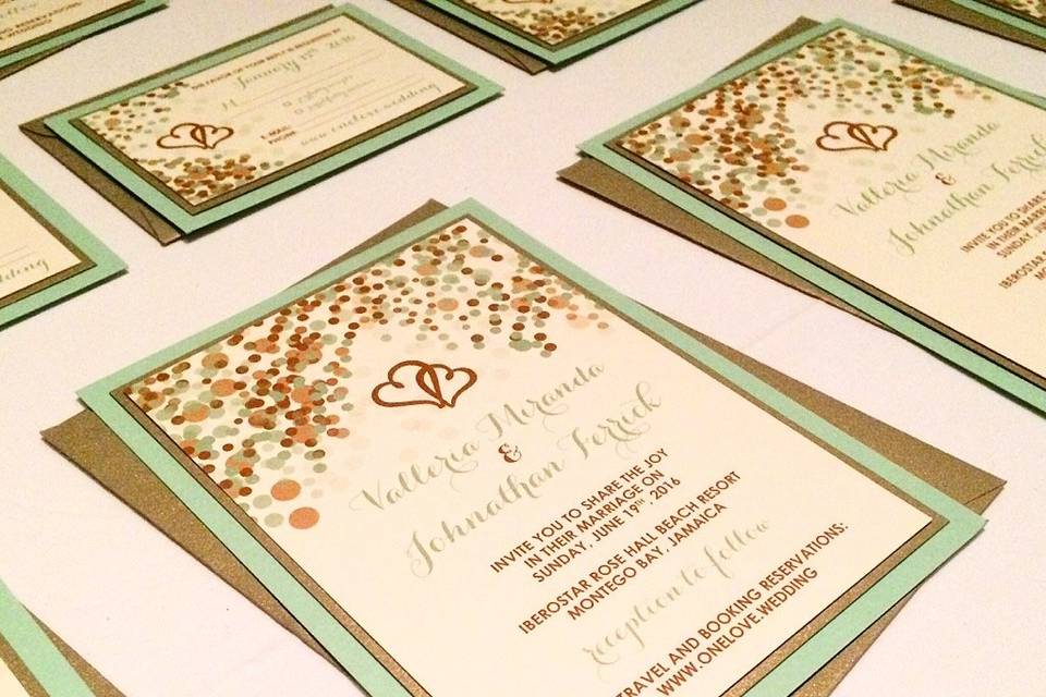 Mint & Gold Wedding