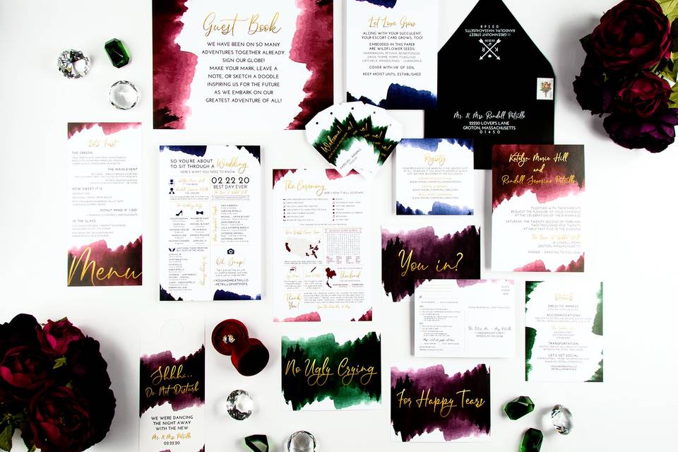 Jewel Toned Wedding