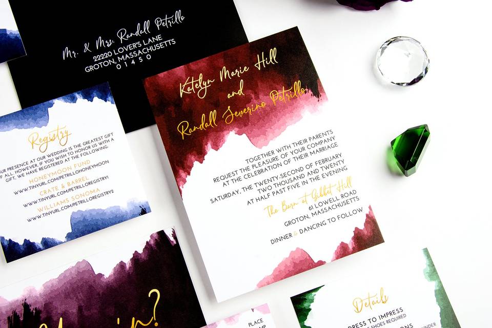 Jewel Toned Wedding