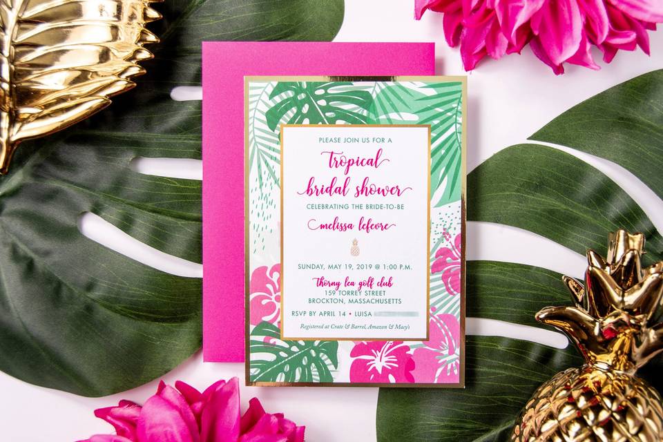 Tropical Bridal Shower