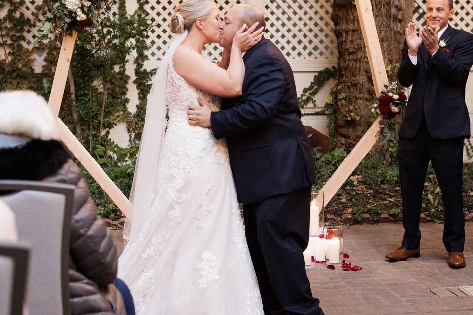 You may now kiss the bride!