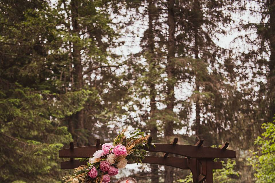 Floral Arch at Raven Glacier