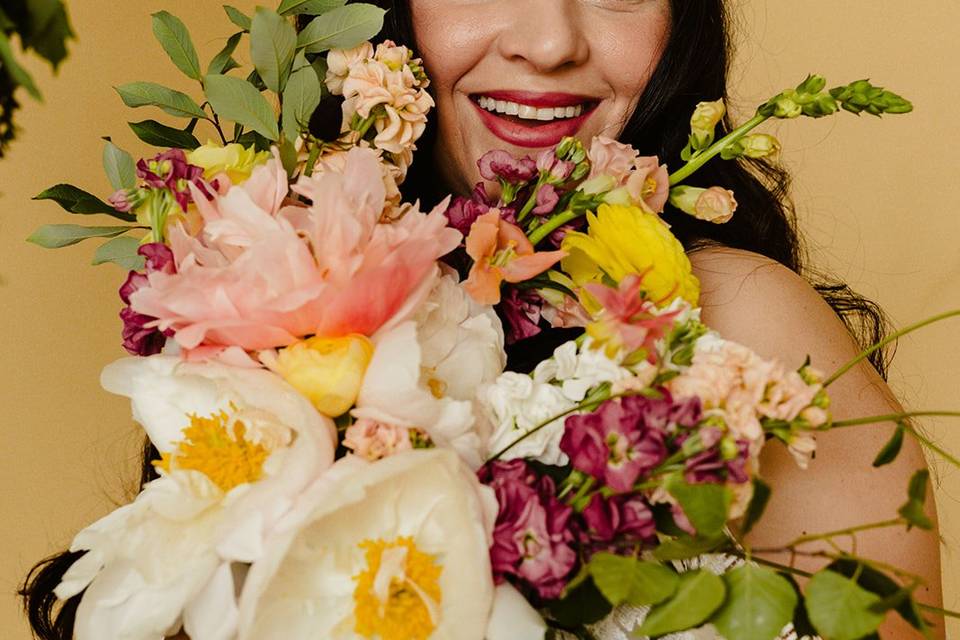 Spring flower bouquet