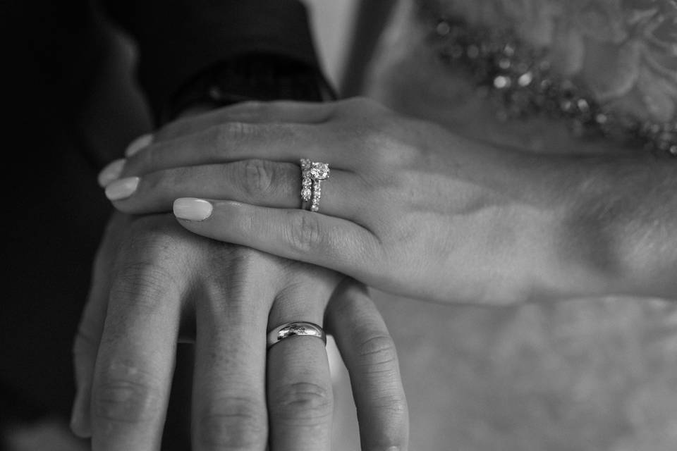 BRIDE AND GROOM HANDS