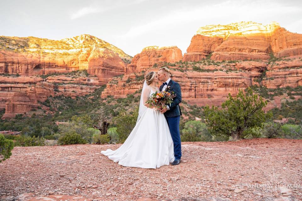 Intimate Sedona Wedding!