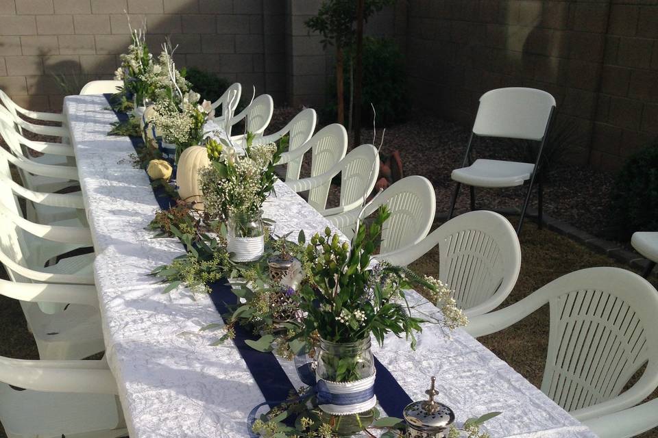 Wedding long table