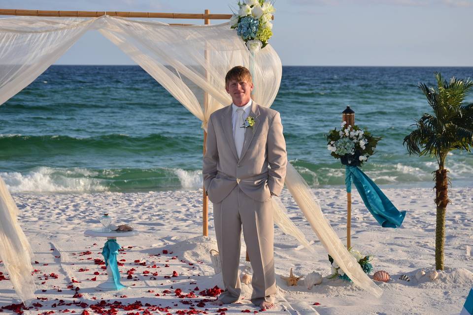 Beach wedding venue