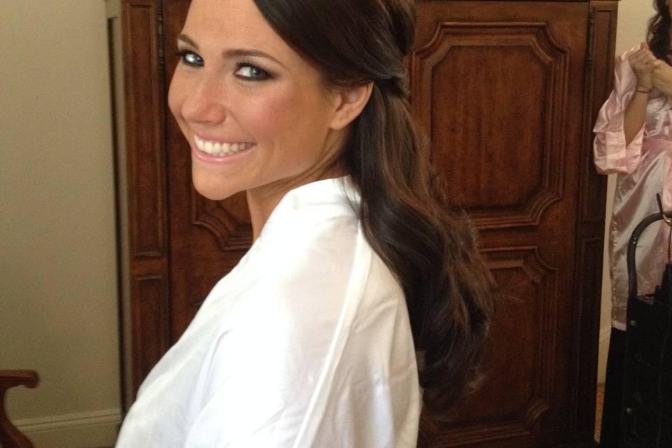 Bridal hairstyle, updo