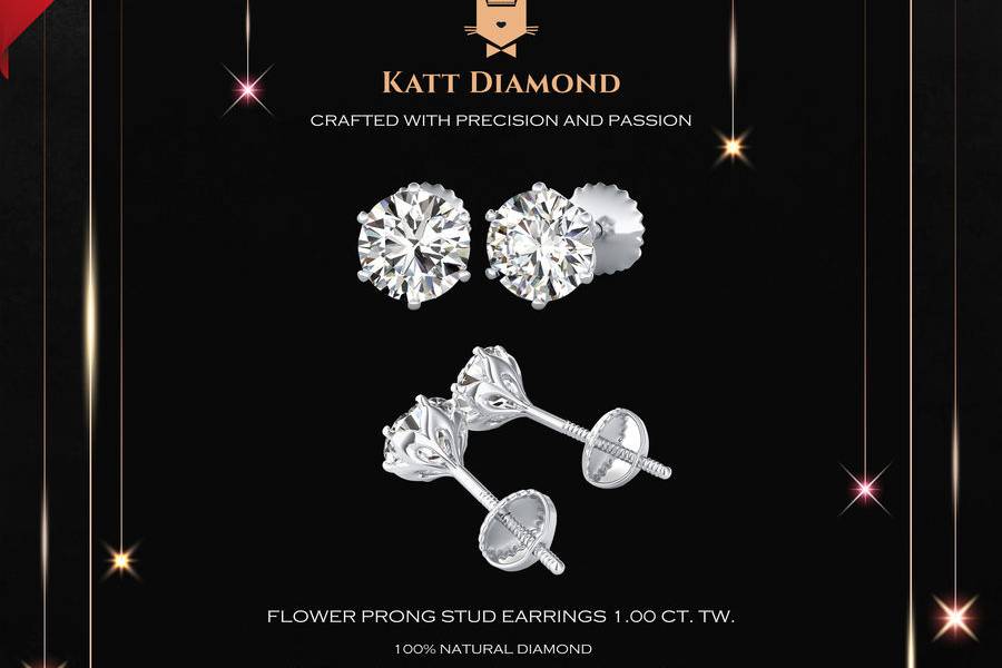 KATT Diamond Stud Earrings